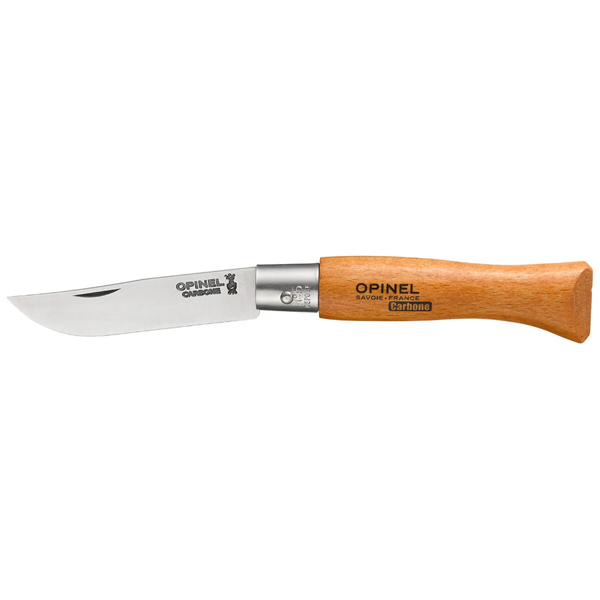 Navaja Opinel nº5 Acero al carbono Madera de haya 6 cm