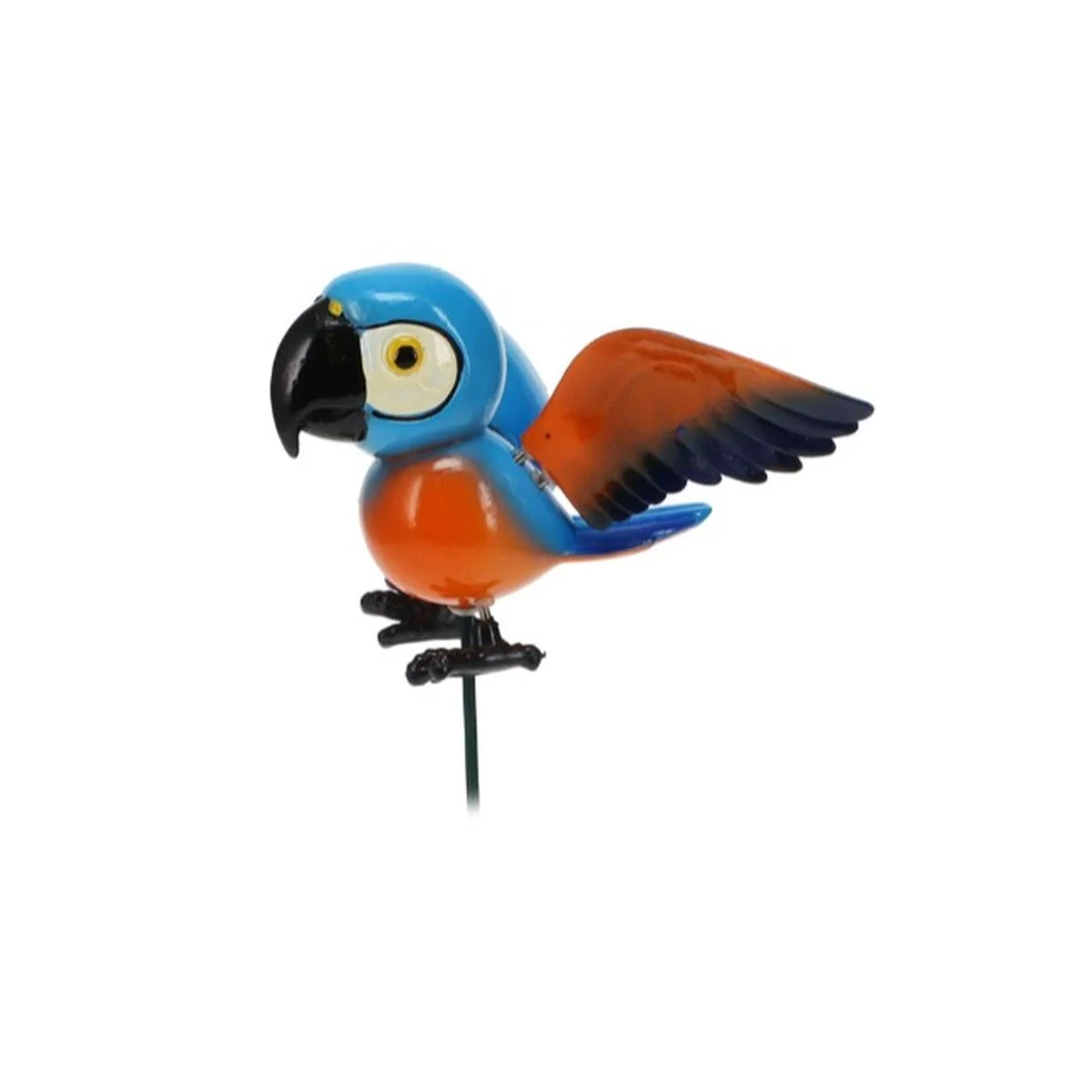 Figura Decorativa para Jardín Progarden Metal Pájaro 12,5 x 14 x 67 cm Maceta
