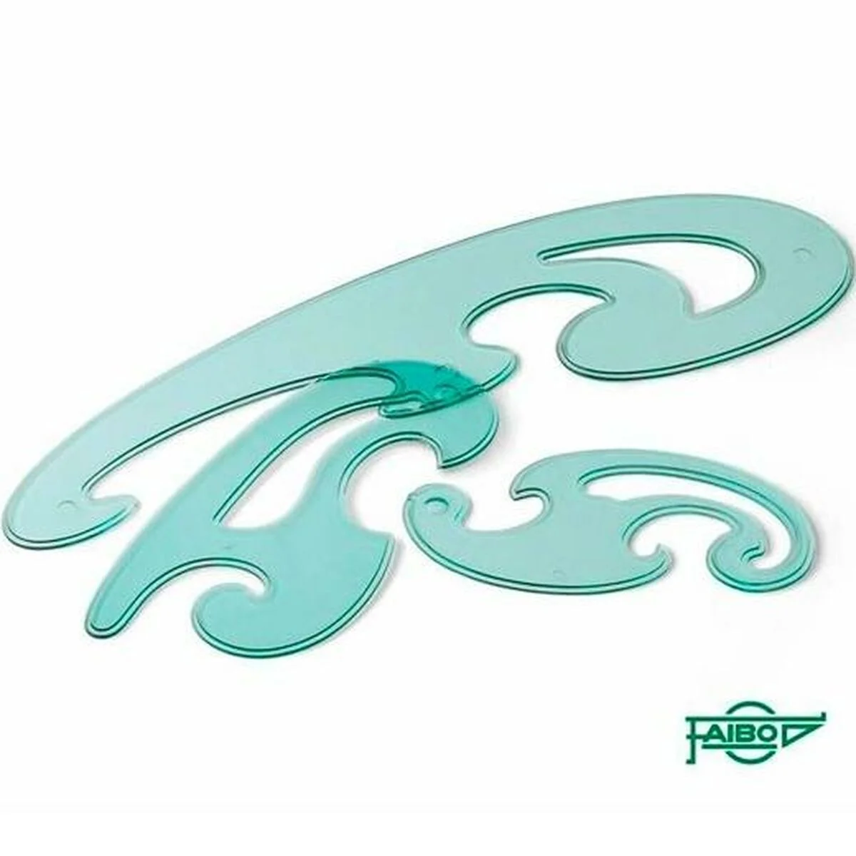 Set de reglas Faibo Curvo (3 Piezas) (10 Unidades)