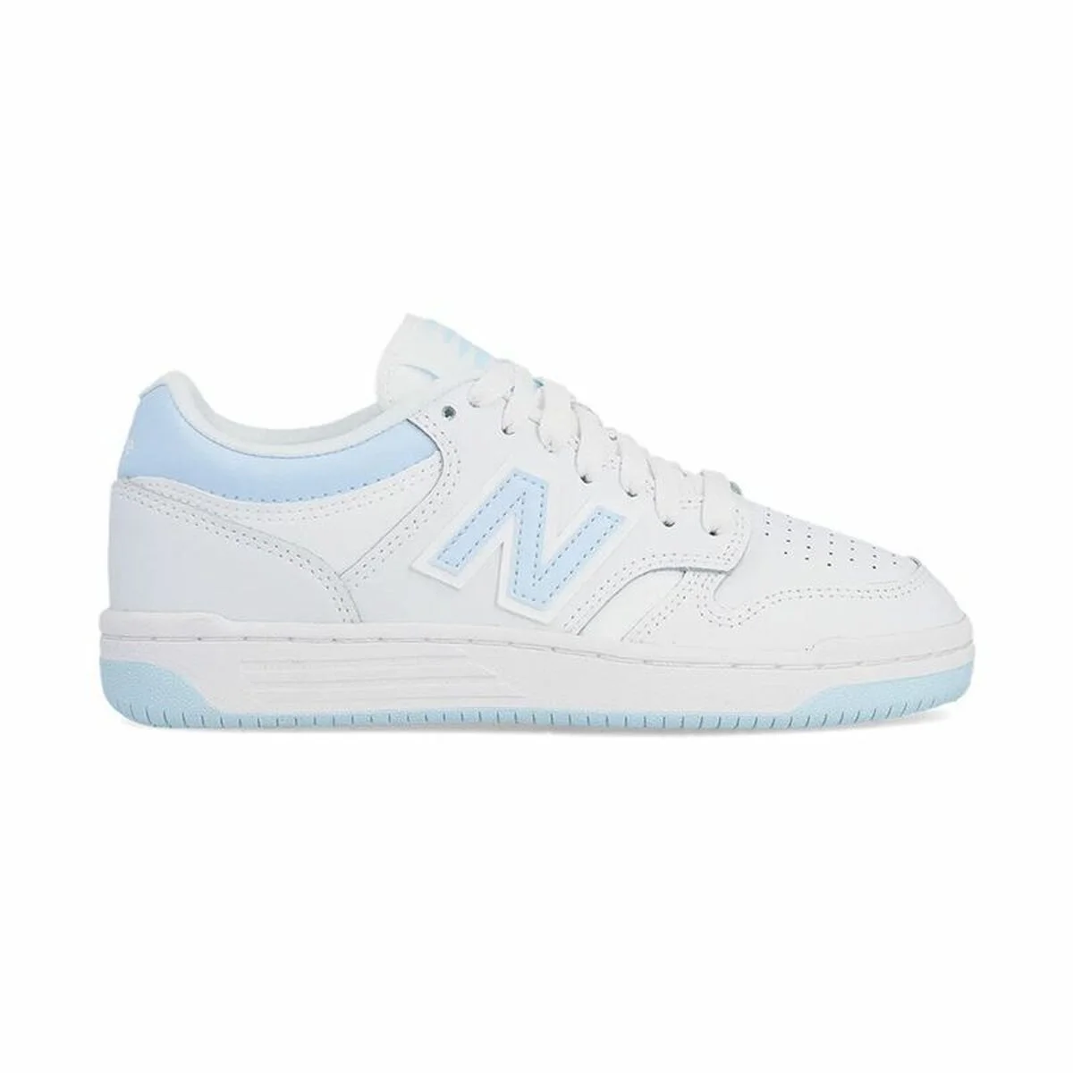 Zapatillas Deportivas Infantiles New Balance 480 Azul Blanco