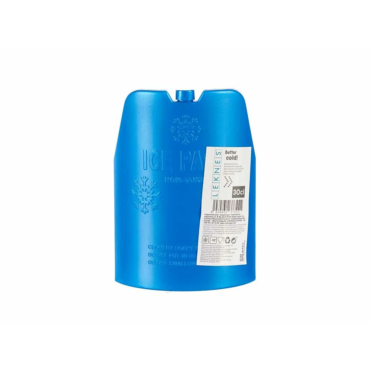 Enfriador de Botellas Leknes Azul Polietileno 300 ml 12 x 17 x 4,5 cm (12 Unidades)