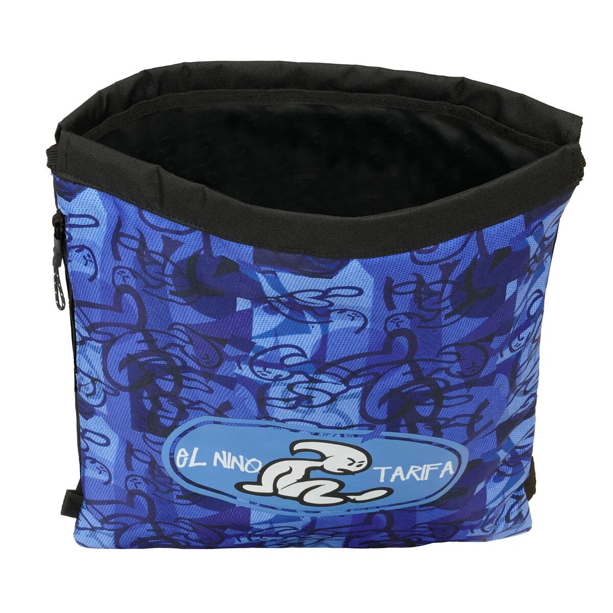 Bolsa Mochila con Cuerdas El Niño Roller Azul Negro 35 x 40 x 1 cm