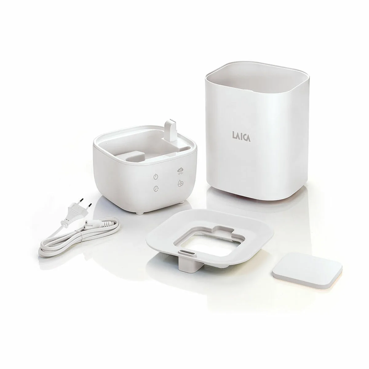 Humidificador Ultrasónico Difusor de Aromas con LED LAICA 25 W 3,3 L Blanco