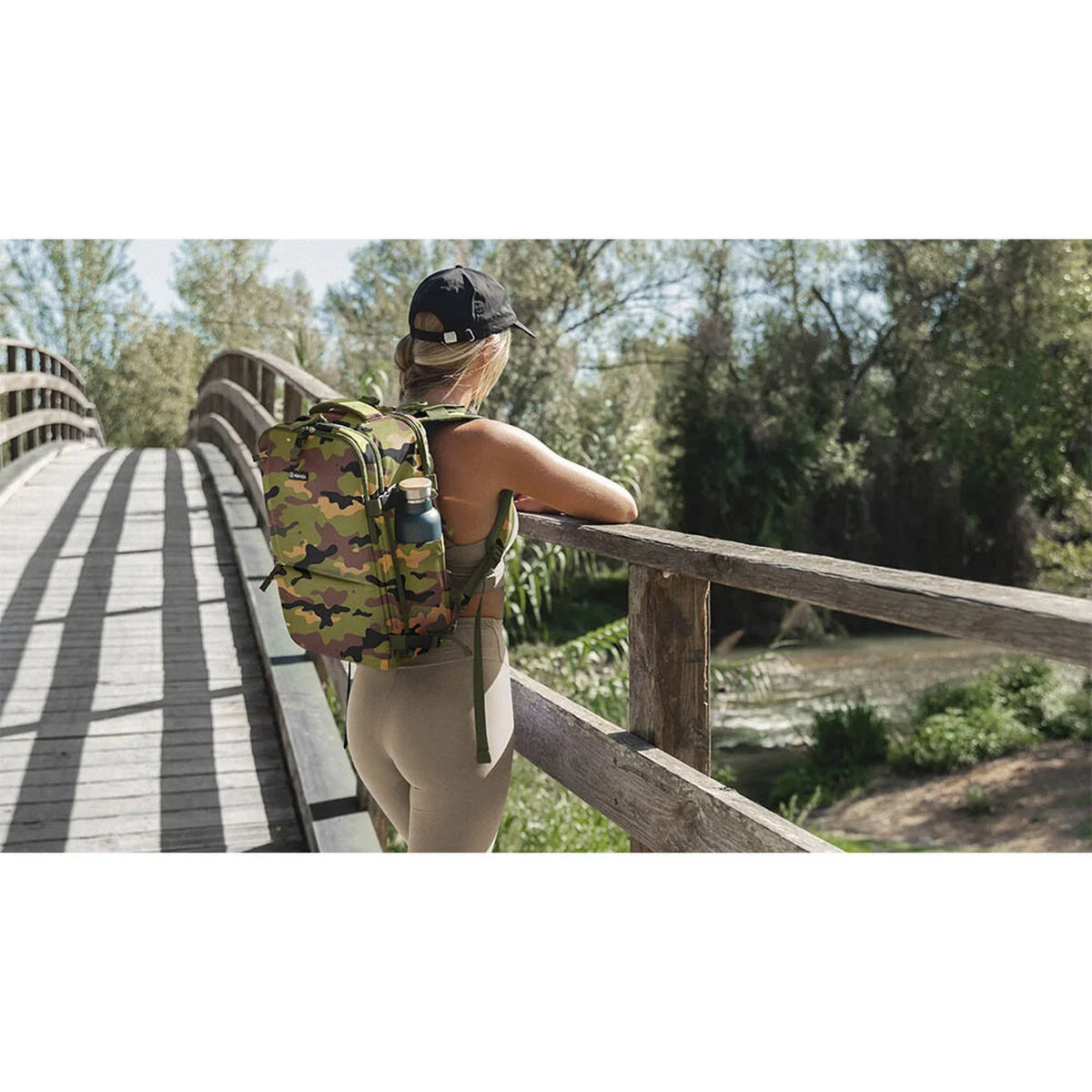 Mochila Deportiva Numada explorer b40 Estampado 20 L 40 x 25 x 20 cm Camuflaje