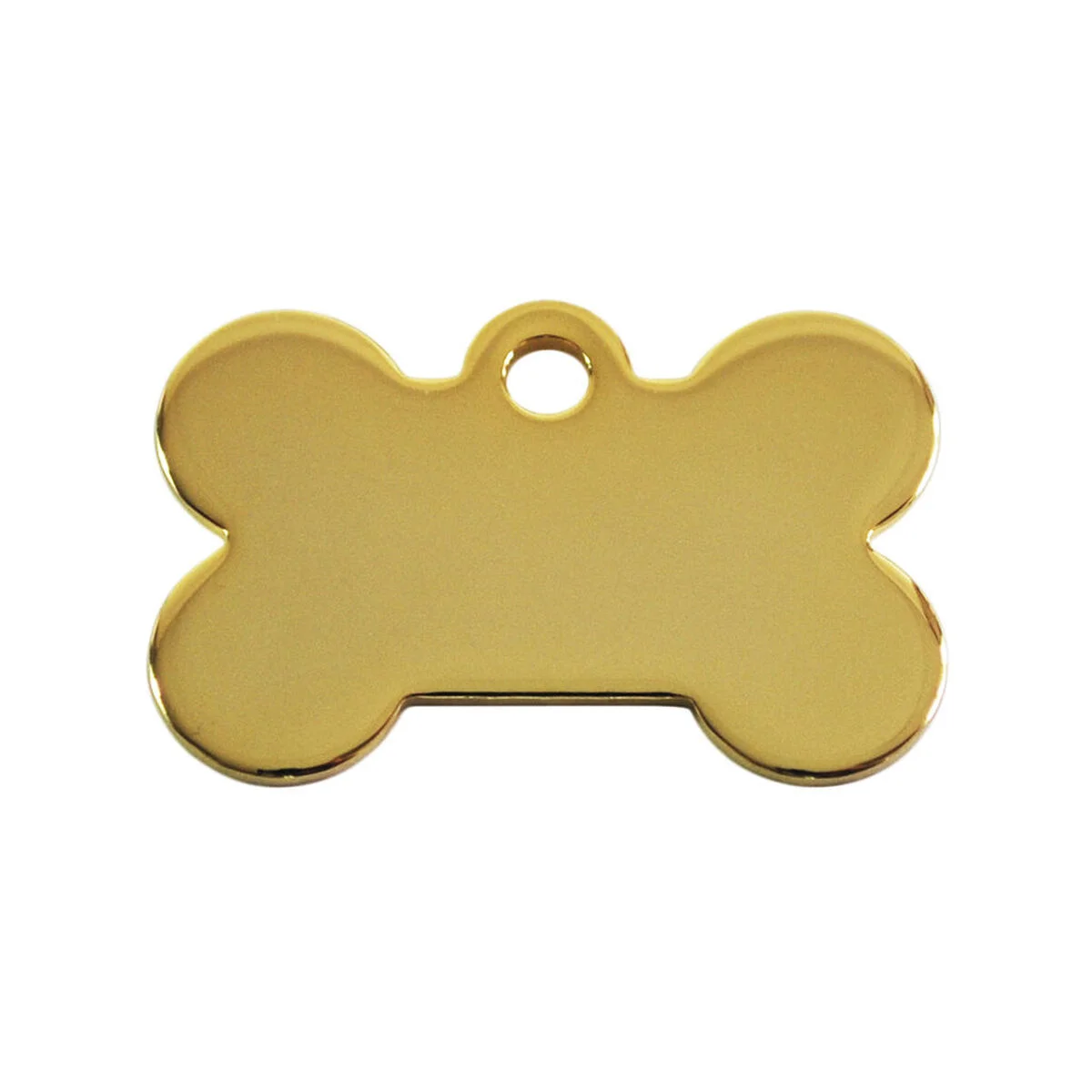 Placa identificativa para collar Imarc Bone Dorado