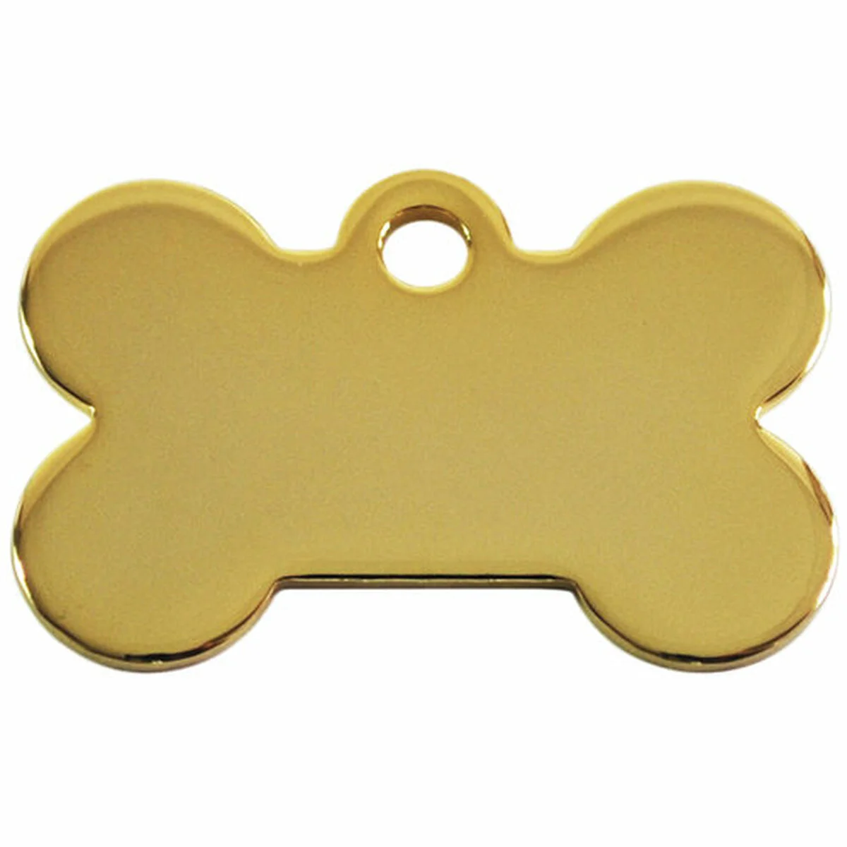 Placa identificativa para collar Imarc Bone Dorado