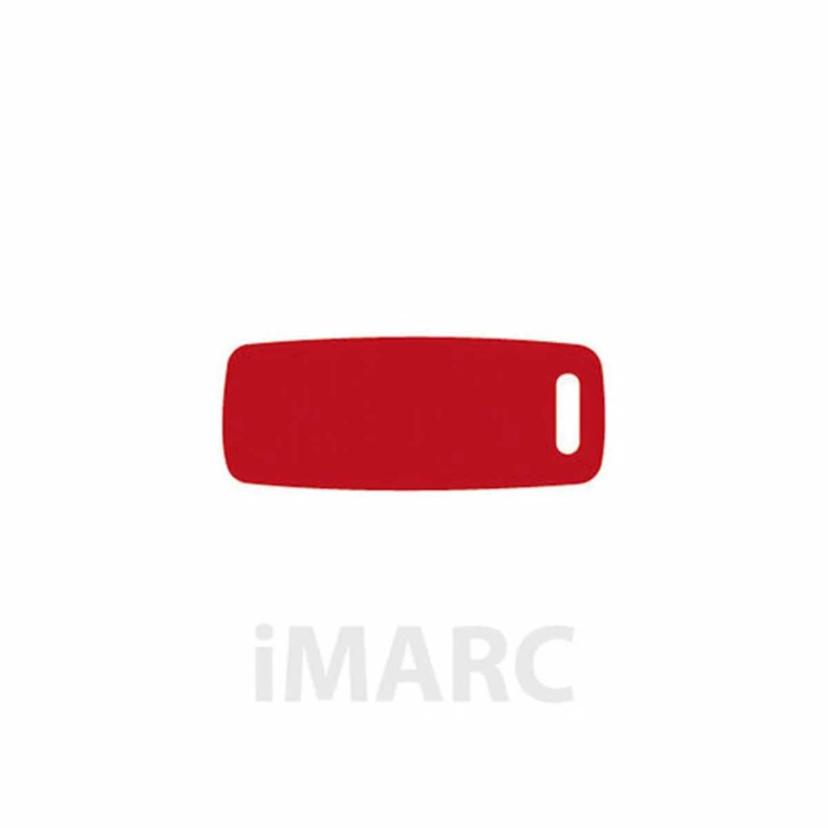 Placa identificativa para collar Imarc Baggage Rojo
