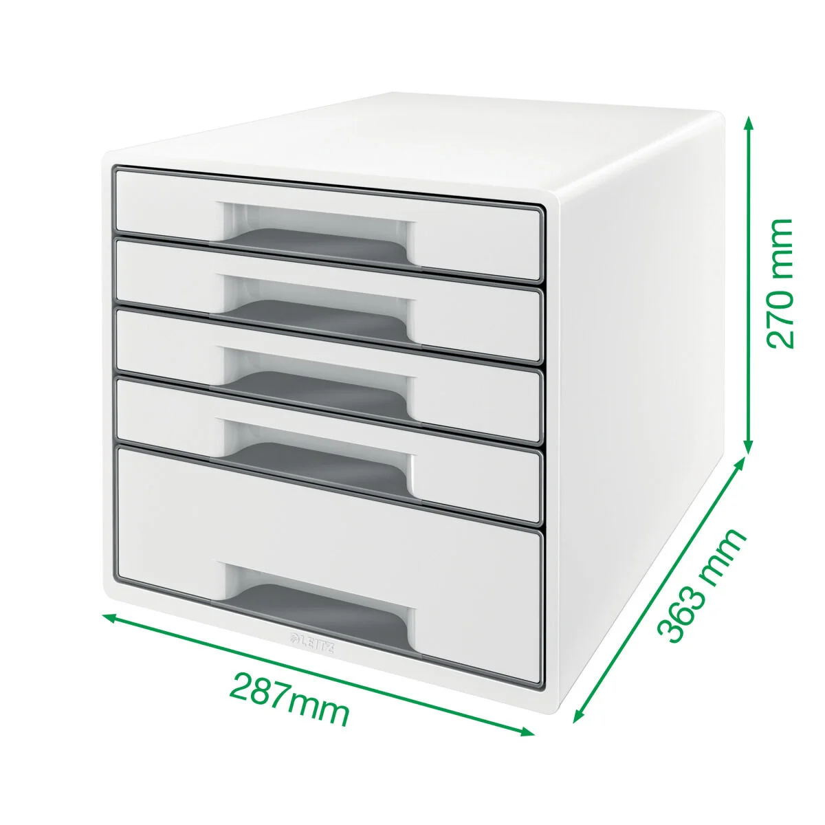 Cajón Archivador Leitz WOW CUBE Blanco