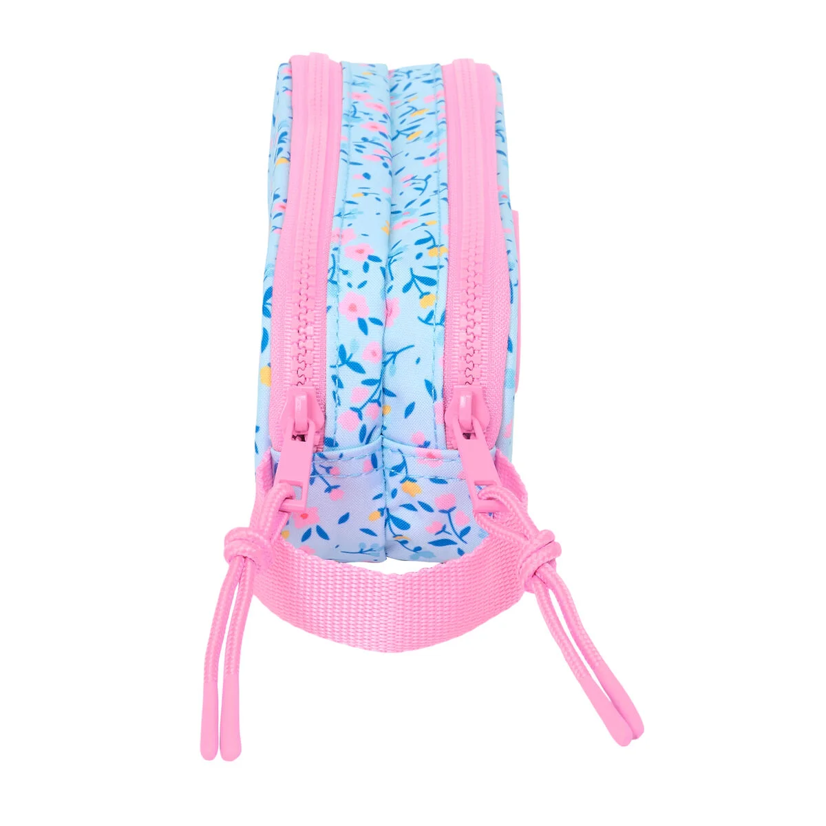 Portatodo Doble Vicky Martín Berrocal Paraíso Rosa Azul claro 21 x 8 x 6 cm