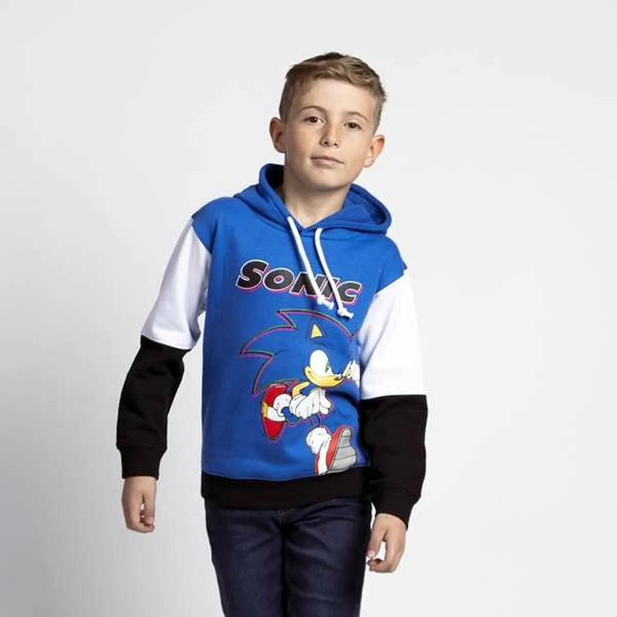 Sudadera Infantil Sonic Azul