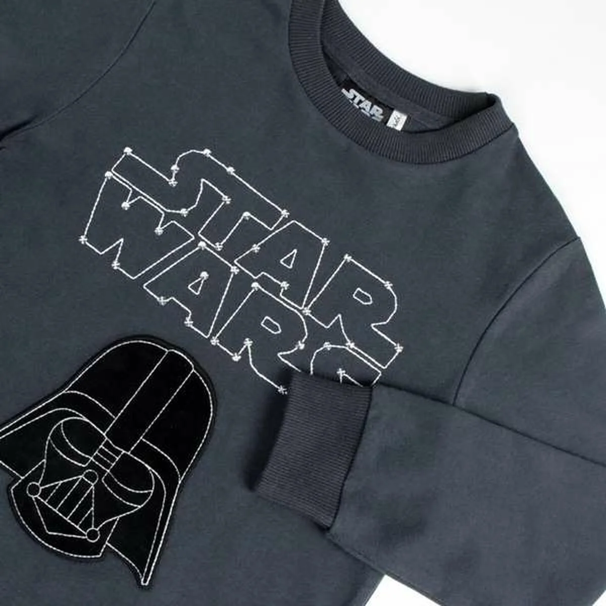 Sudadera sin Capucha Niño Star Wars Gris oscuro