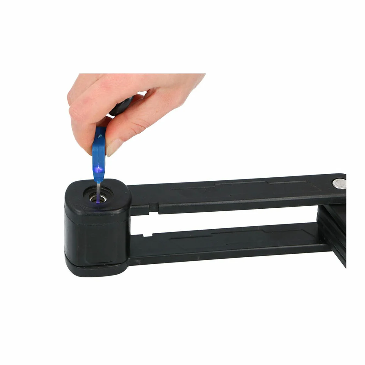 Candado de llave Dunlop Acero Rectangular Plegable