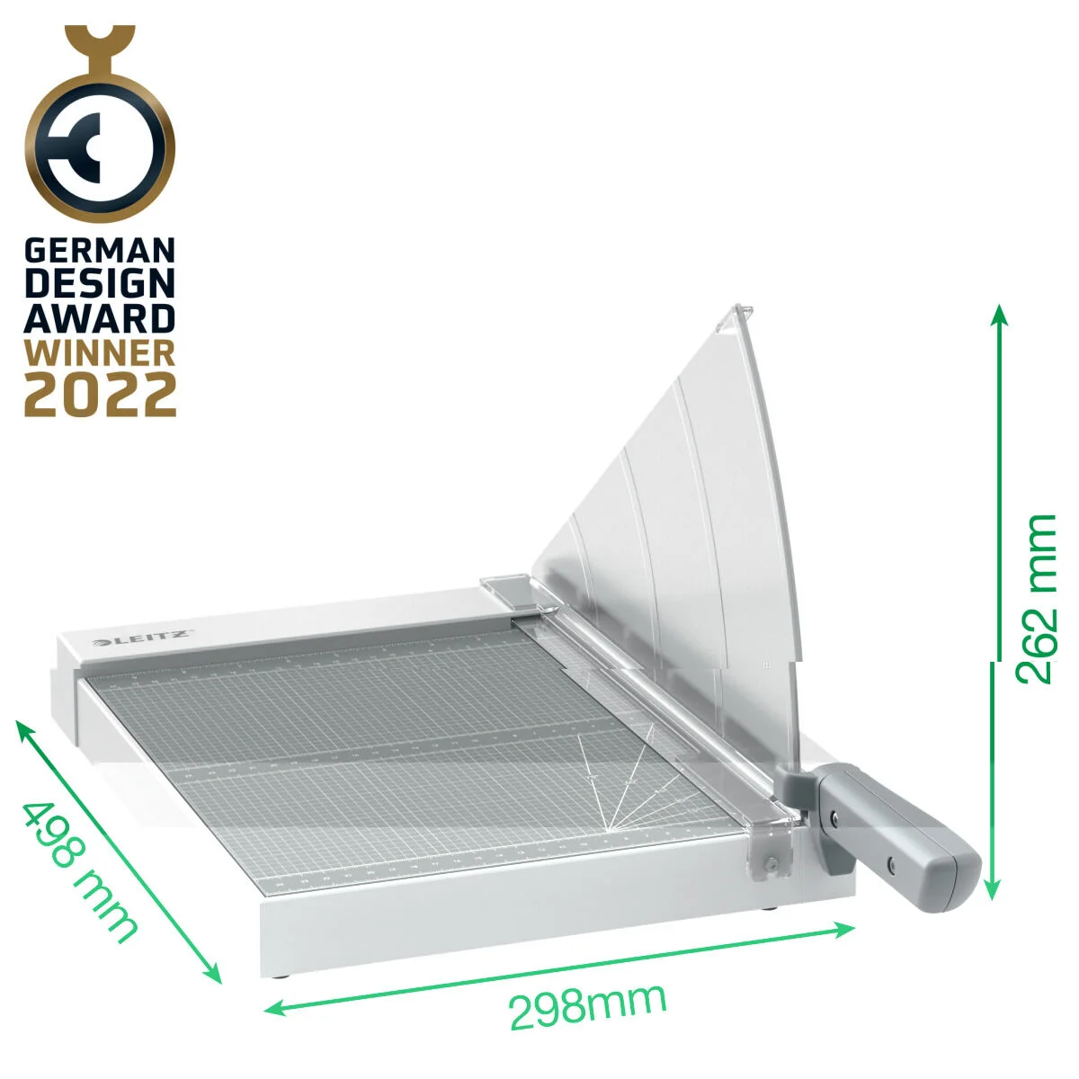 Guillotina Leitz Precision Home A4 Acero Inoxidable Plástico Gris