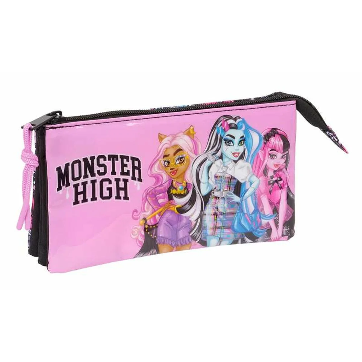 Portatodo Triple Monster High 22 x 12 x 3 cm