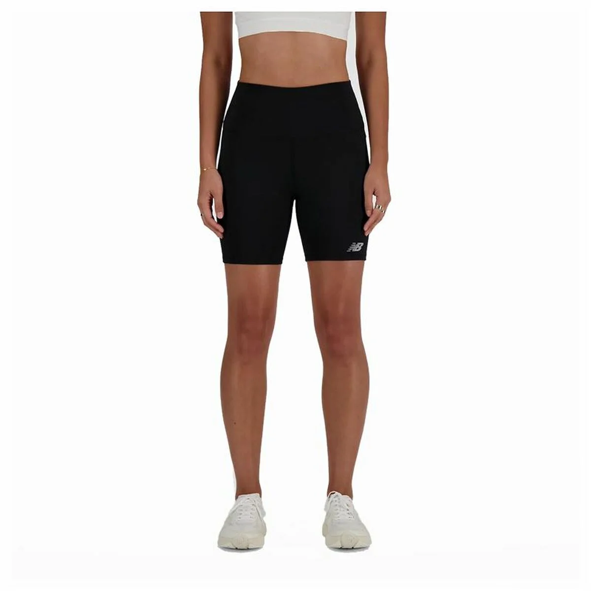 Pantalones Cortos de Mujer New Balance Nb Harmony High Rise Negro