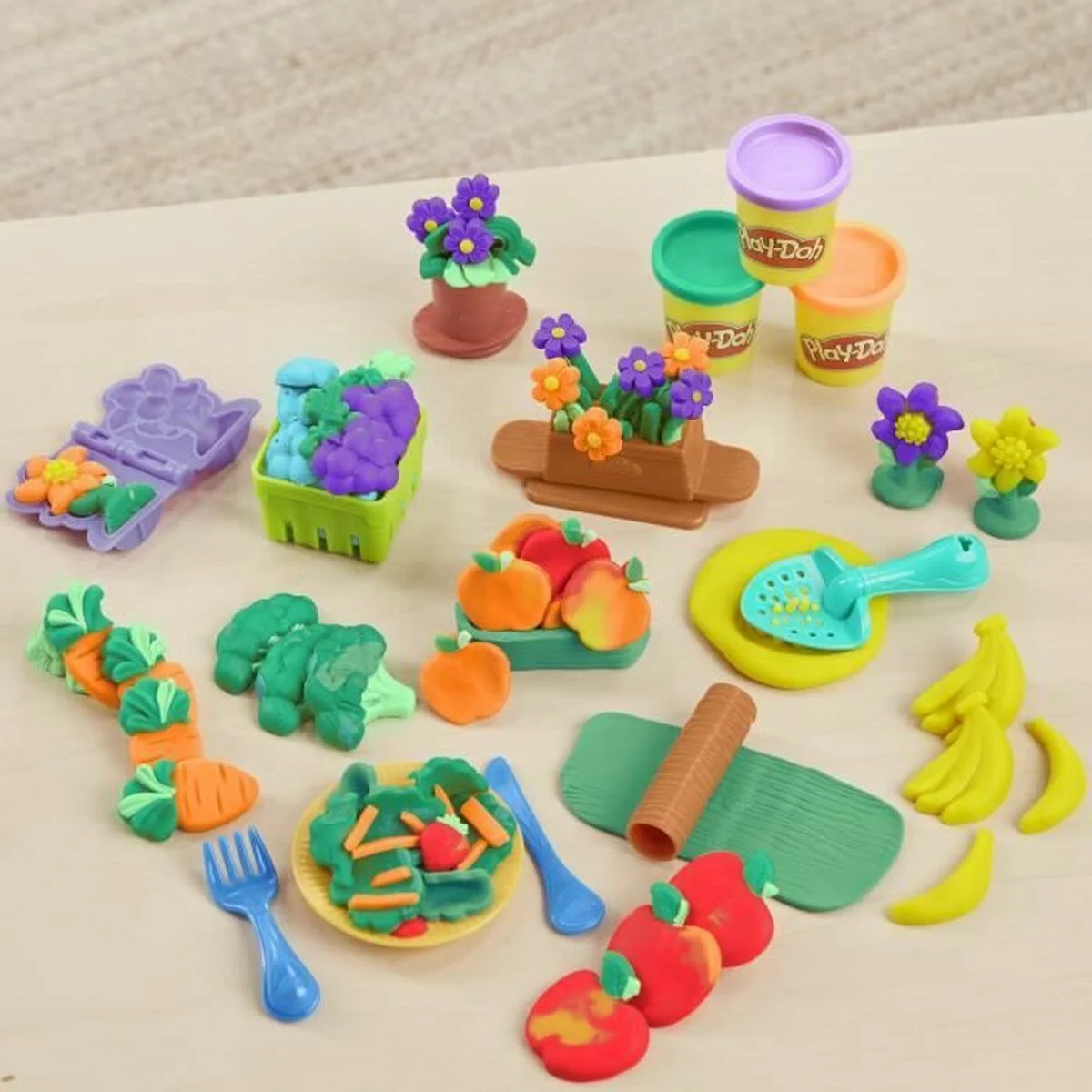 Juego de Plastilina Play-Doh My Little Garden Multicolor