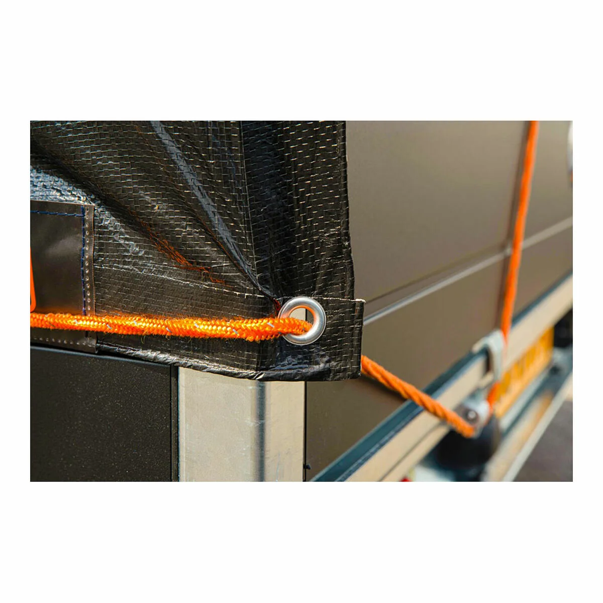 Funda para remolque Black & Decker Negro 3 x 4 m