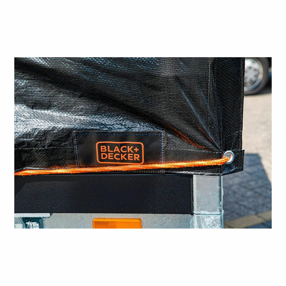Funda para remolque Black & Decker Negro 1,6 x 2,5 m