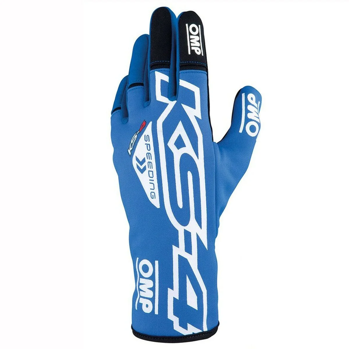 Guantes de Karting para Niño OMP KS-4 Azul Blanco 4