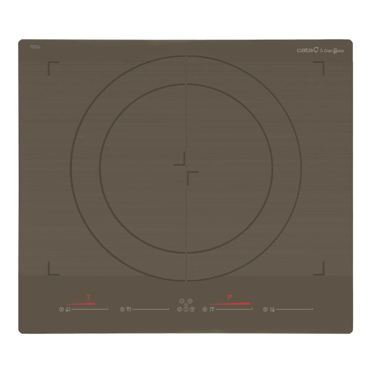 Placa de Inducción Cata GIGA600SD 60 cm 7400 W