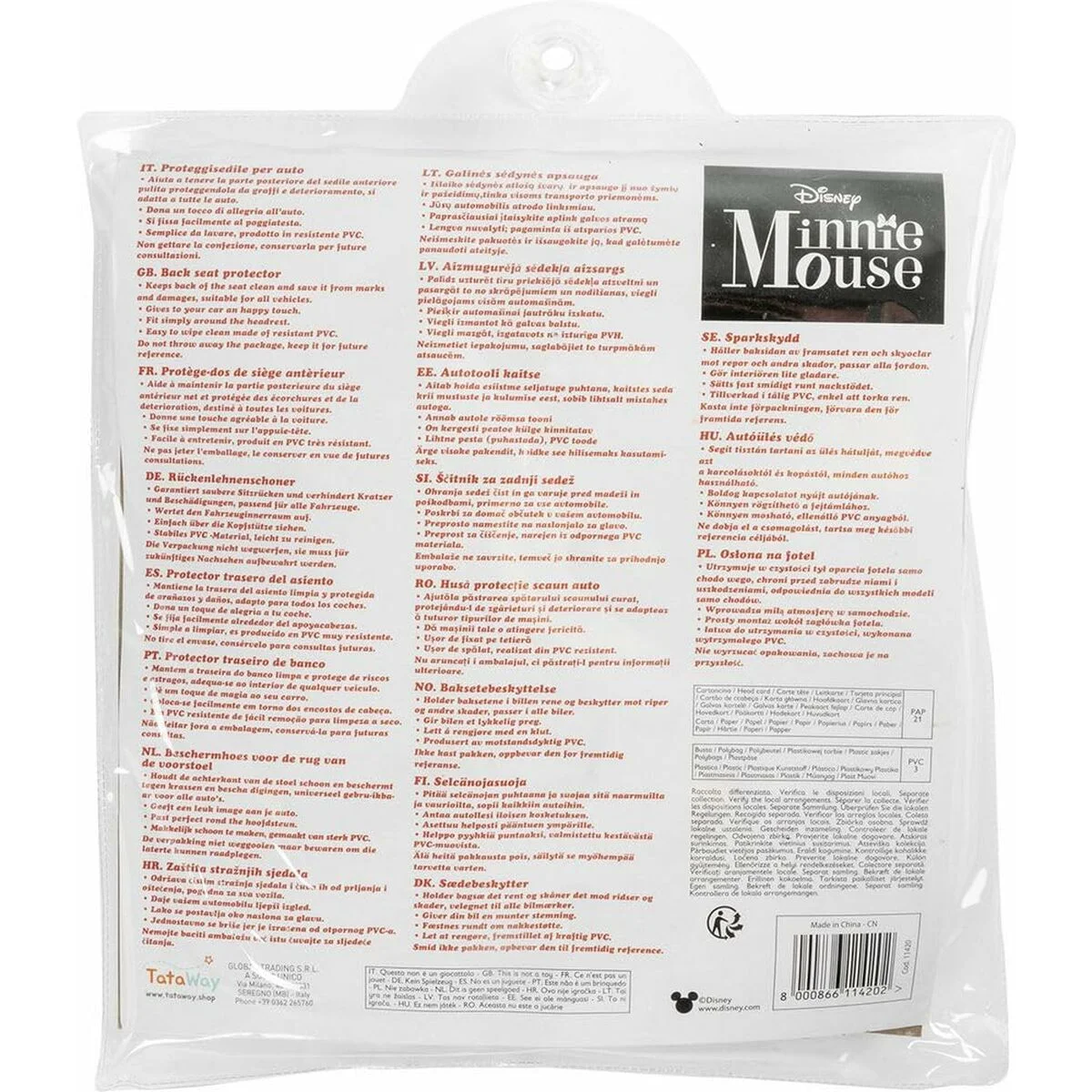 Organizador para Asiento de Coche Minnie Mouse CZ11420