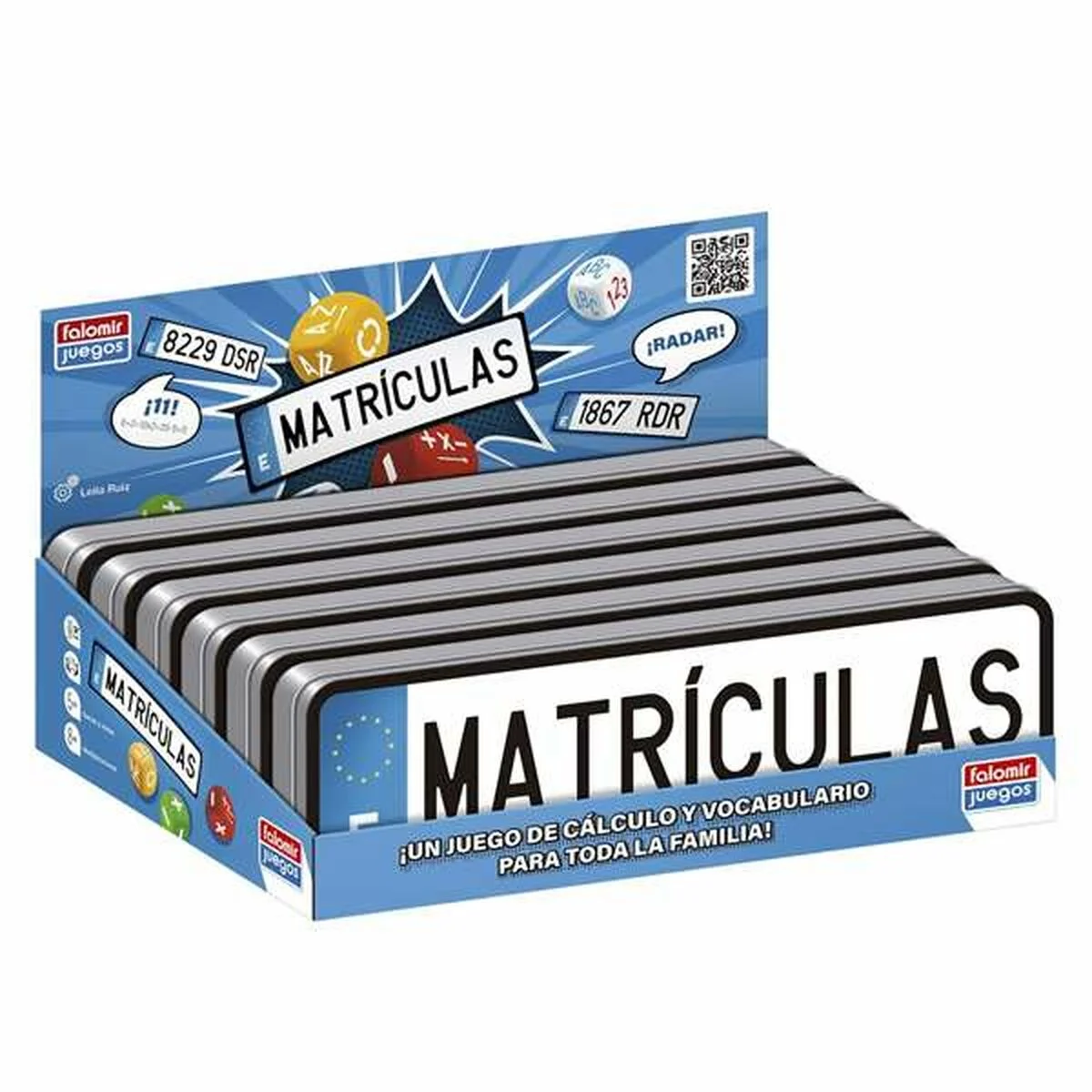 Juego Educativo Falomir Matriculas