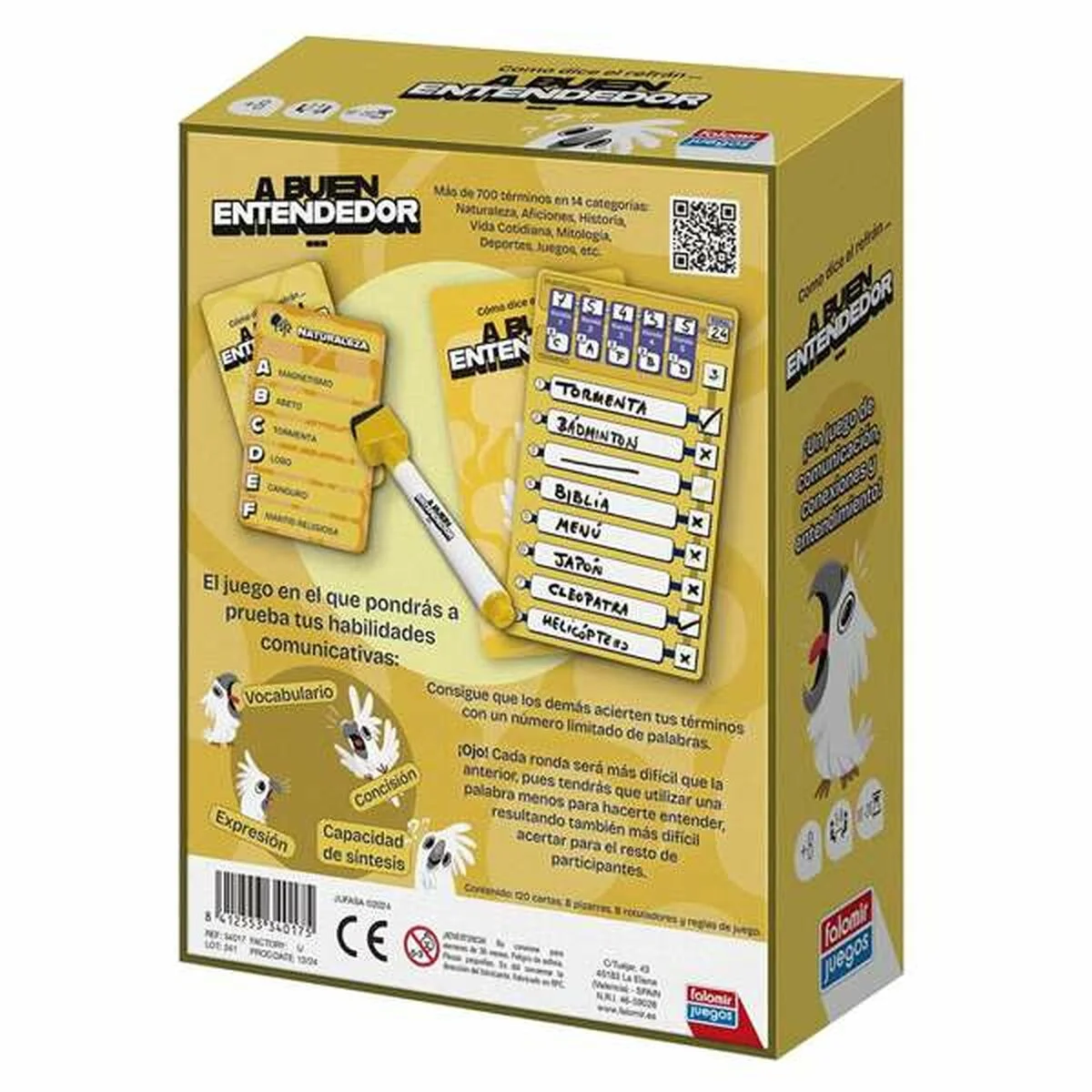 Juego Educativo Falomir