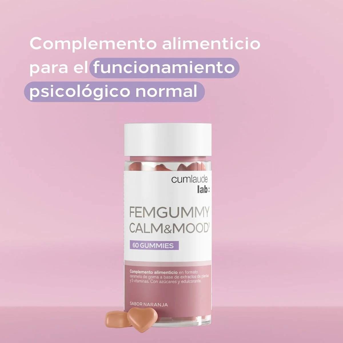 Complemento Alimenticio Cumlaude Lab FEMGUMMY CALM & MOOD 60 unidades
