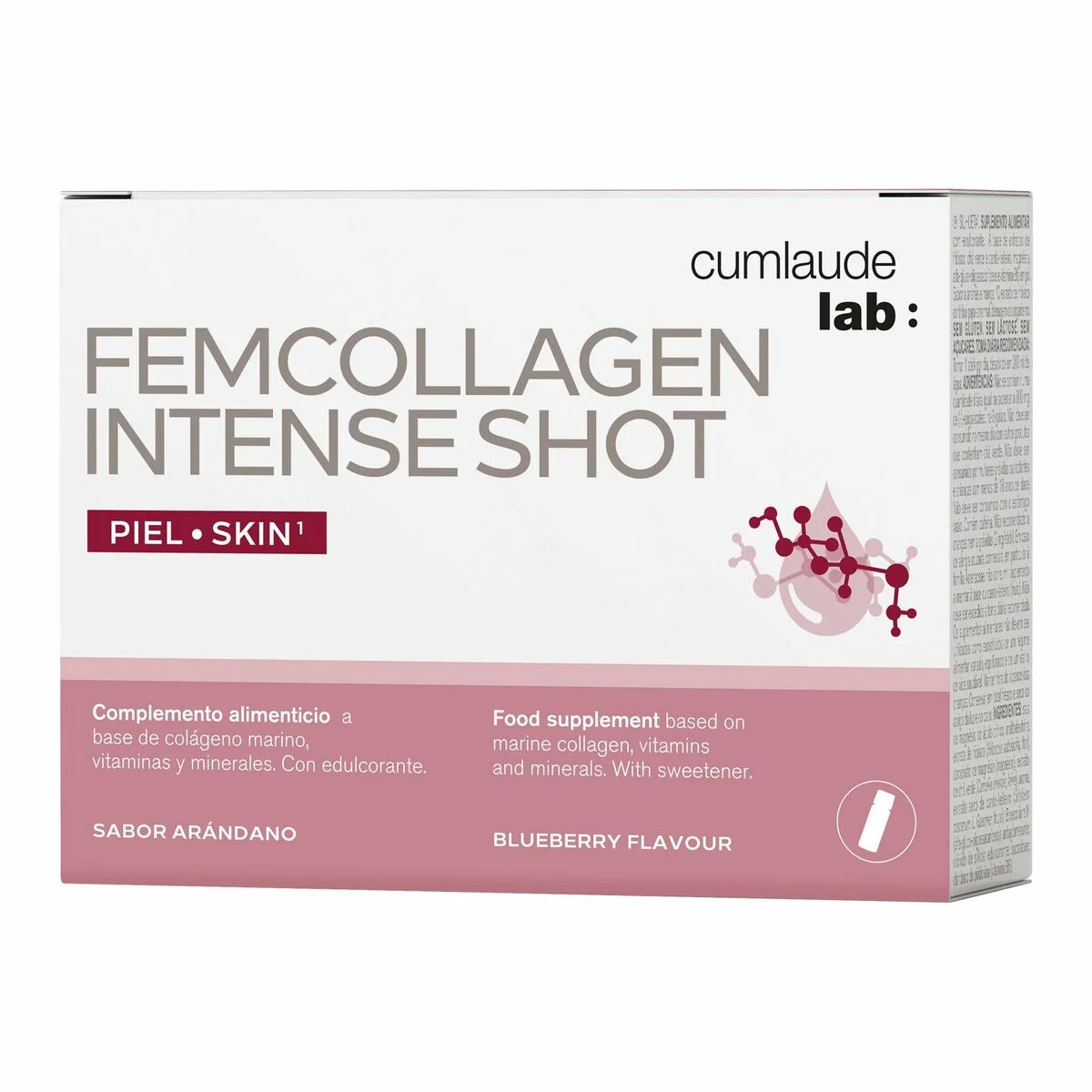 Complemento Alimenticio Cumlaude Lab FEMCOLLAGEN INTENSE SHOT 7 Unidades
