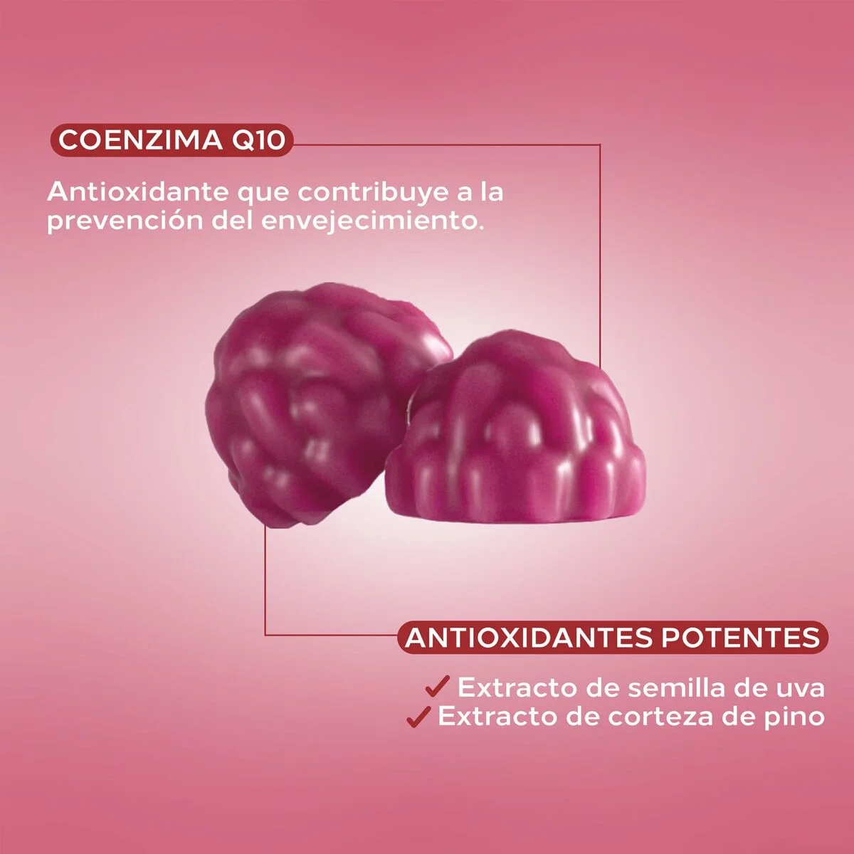 Complemento Alimenticio Cumlaude Lab FEMGUMMY ANTIOX 60 unidades