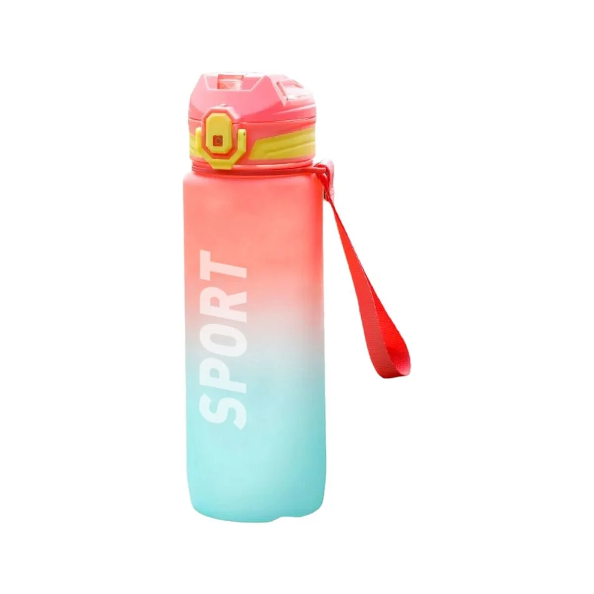 Botella de Agua Bewinner Multicolor 600 ml 7,4 x 7,4 x 19 cm (12 Unidades)