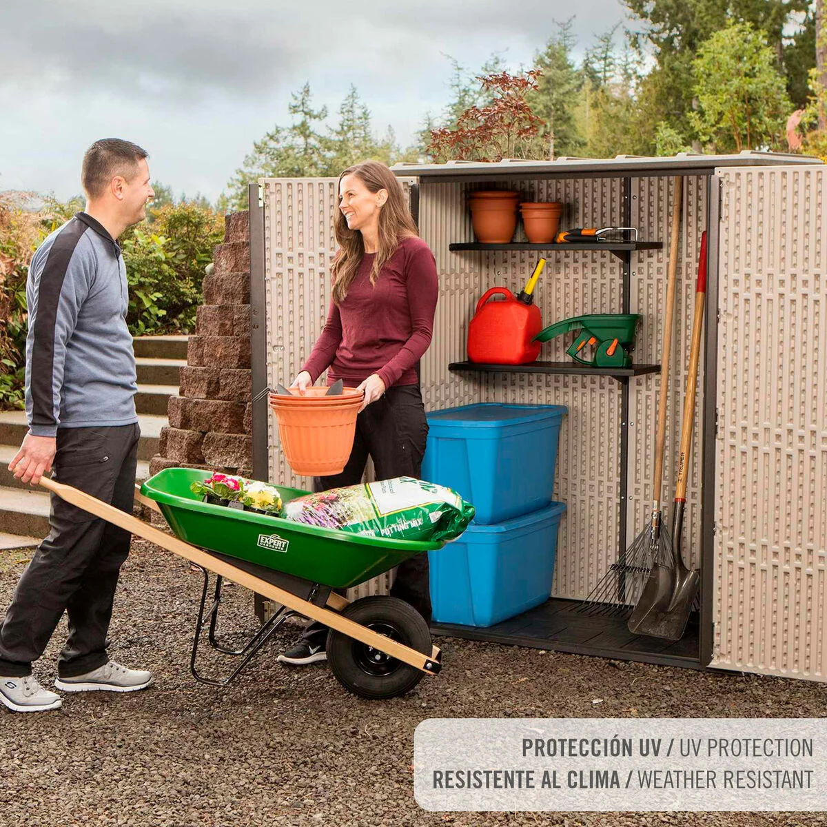 Mueble de almacenaje Lifetime 143 x 174 x 74 cm