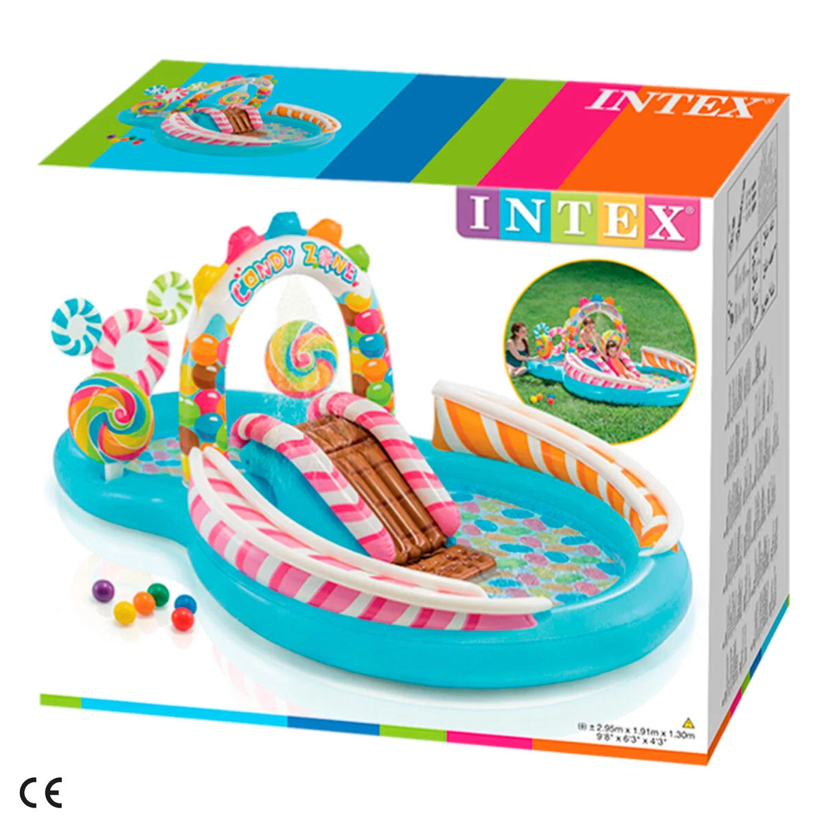 Piscina Hinchable para Niños Intex 295 x 130 x 191 cm (2 Unidades)
