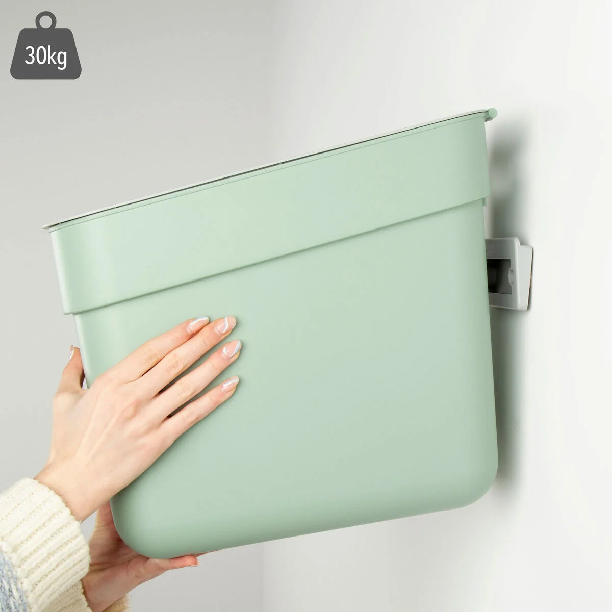 Waste bin Curver Green Plastic 20 L (6 Units)