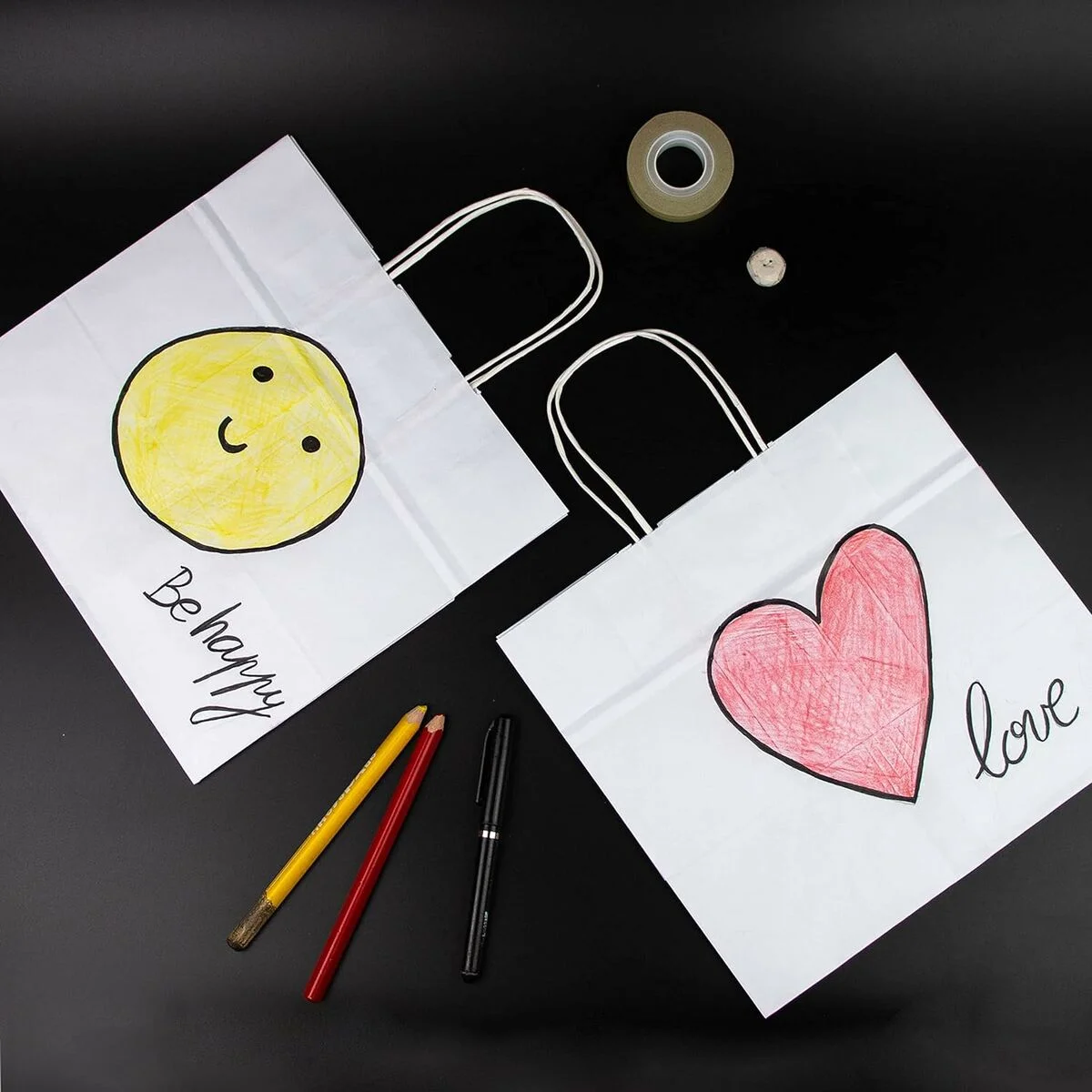 Bolsa de Papel Algon Blanco 26 x 17 x 26 cm 3 Piezas (24 Unidades)