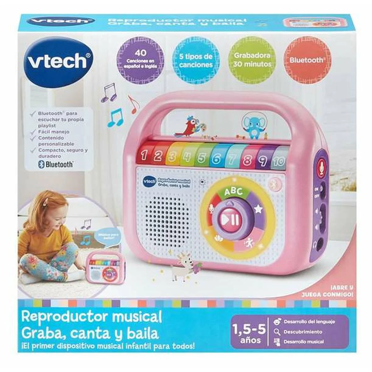Juguete Musical Vtech 14,8 x 17,5 x 6 cm