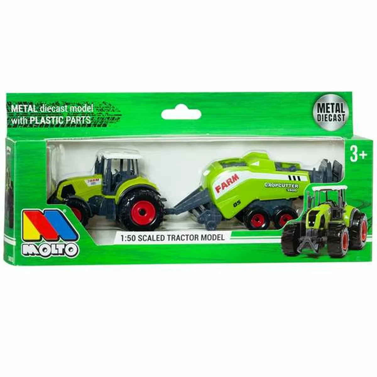 Tractor de juguete Moltó 1:50