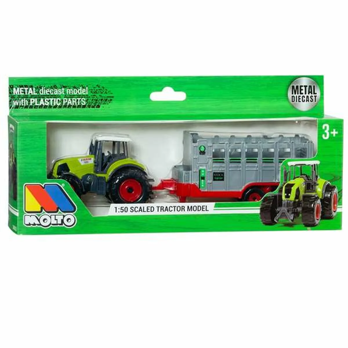 Tractor de juguete Moltó 1:50