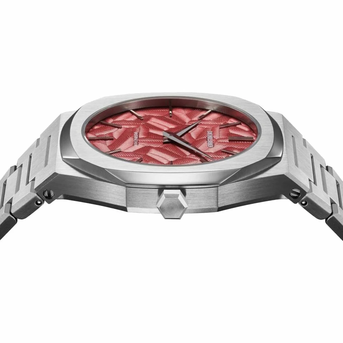 Reloj Hombre D1 Milano ULTRA THIN BARN RED Negro Plateado (Ø 40 mm)