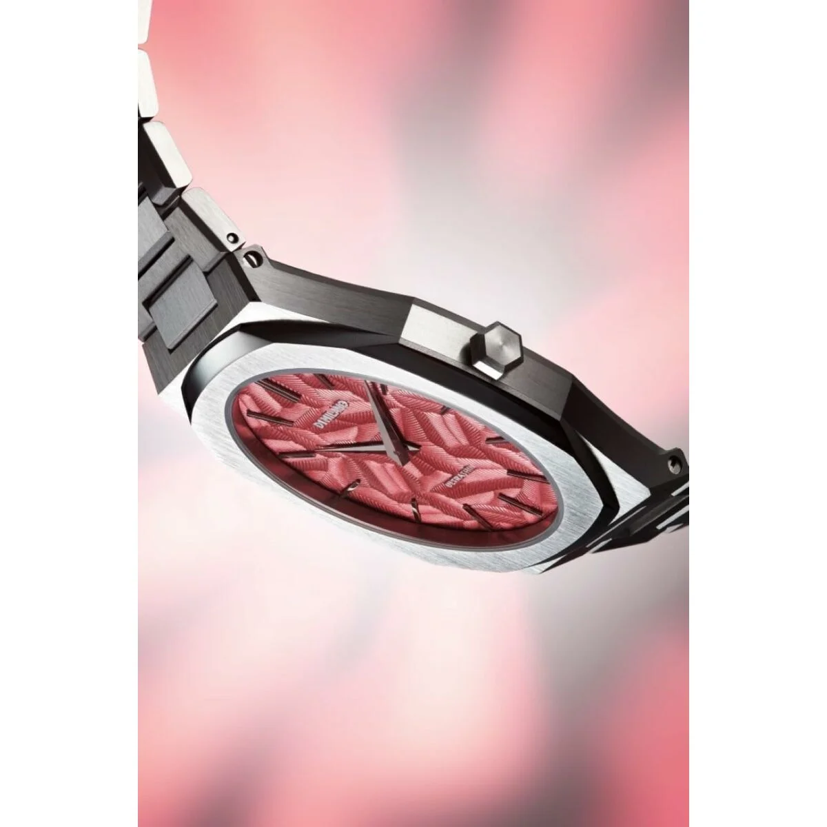 Reloj Hombre D1 Milano ULTRA THIN BARN RED Negro Plateado (Ø 40 mm)