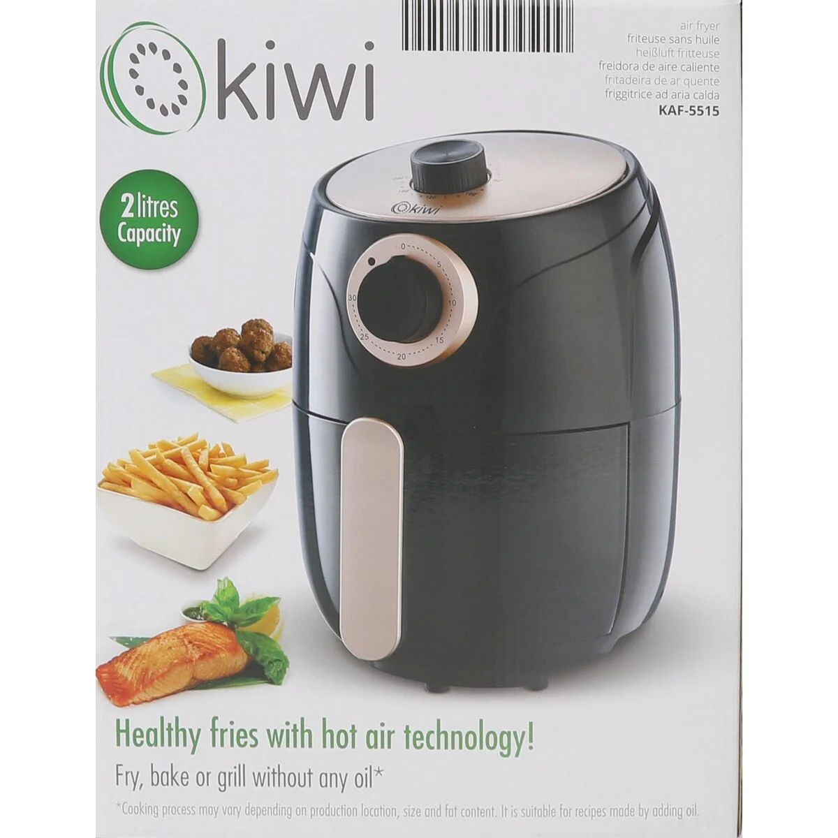 Freidora de Aire Kiwi 1000 W 2L
