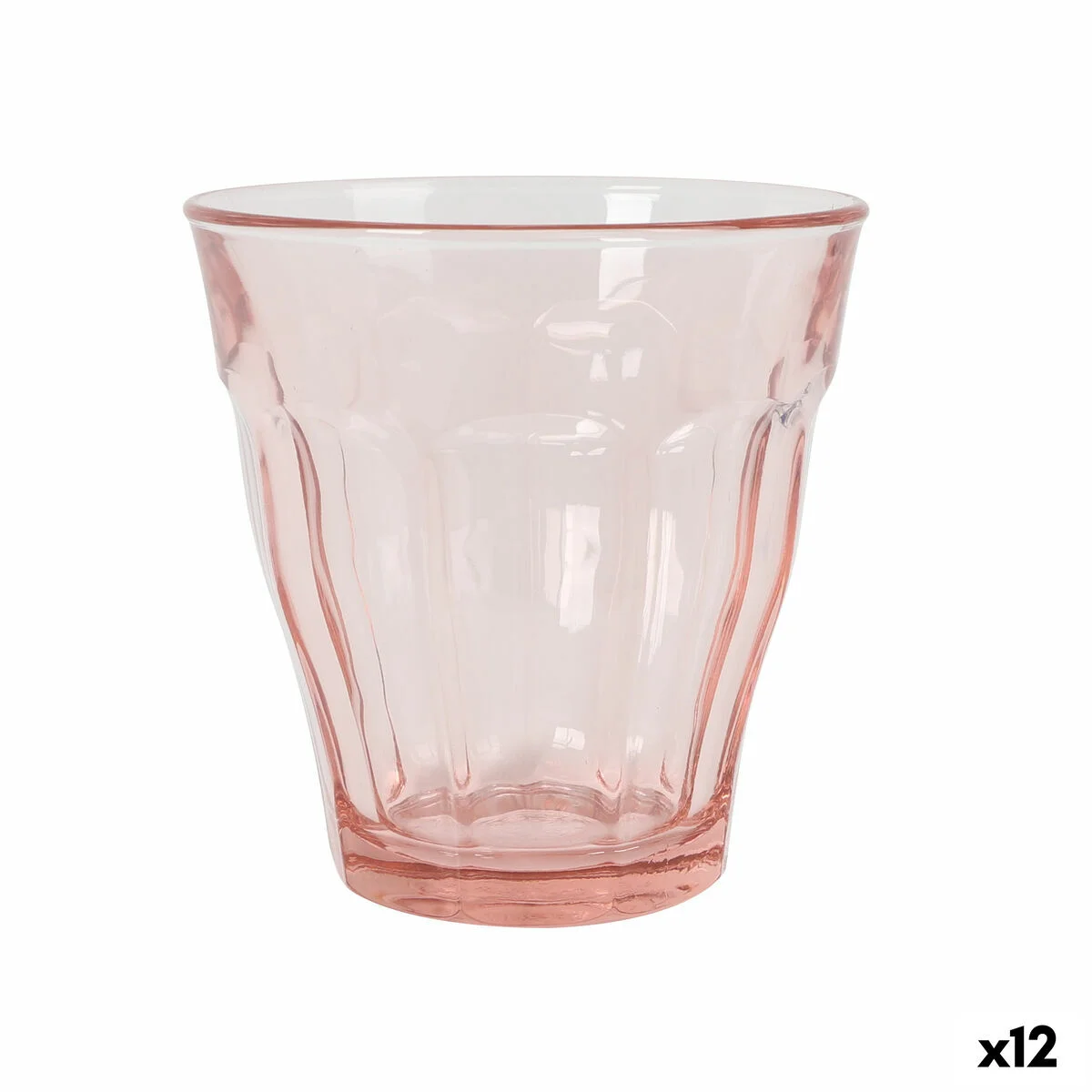 Set de Vasos Duralex Picardie Rosa 250 ml 4 Piezas (12 Unidades)
