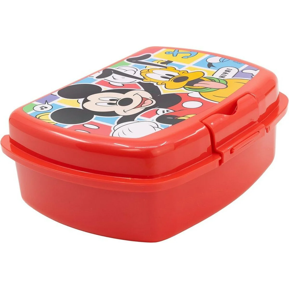 Portameriendas Mickey Mouse CZ11370 Rojo Plástico