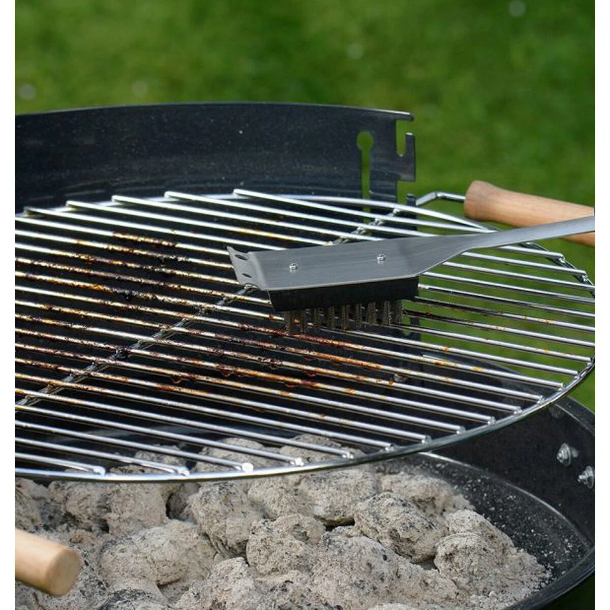 Cepillo de Limpieza para Barbacoas Algon 44 x 6,5 x 4,5 cm Acero (12 Unidades)