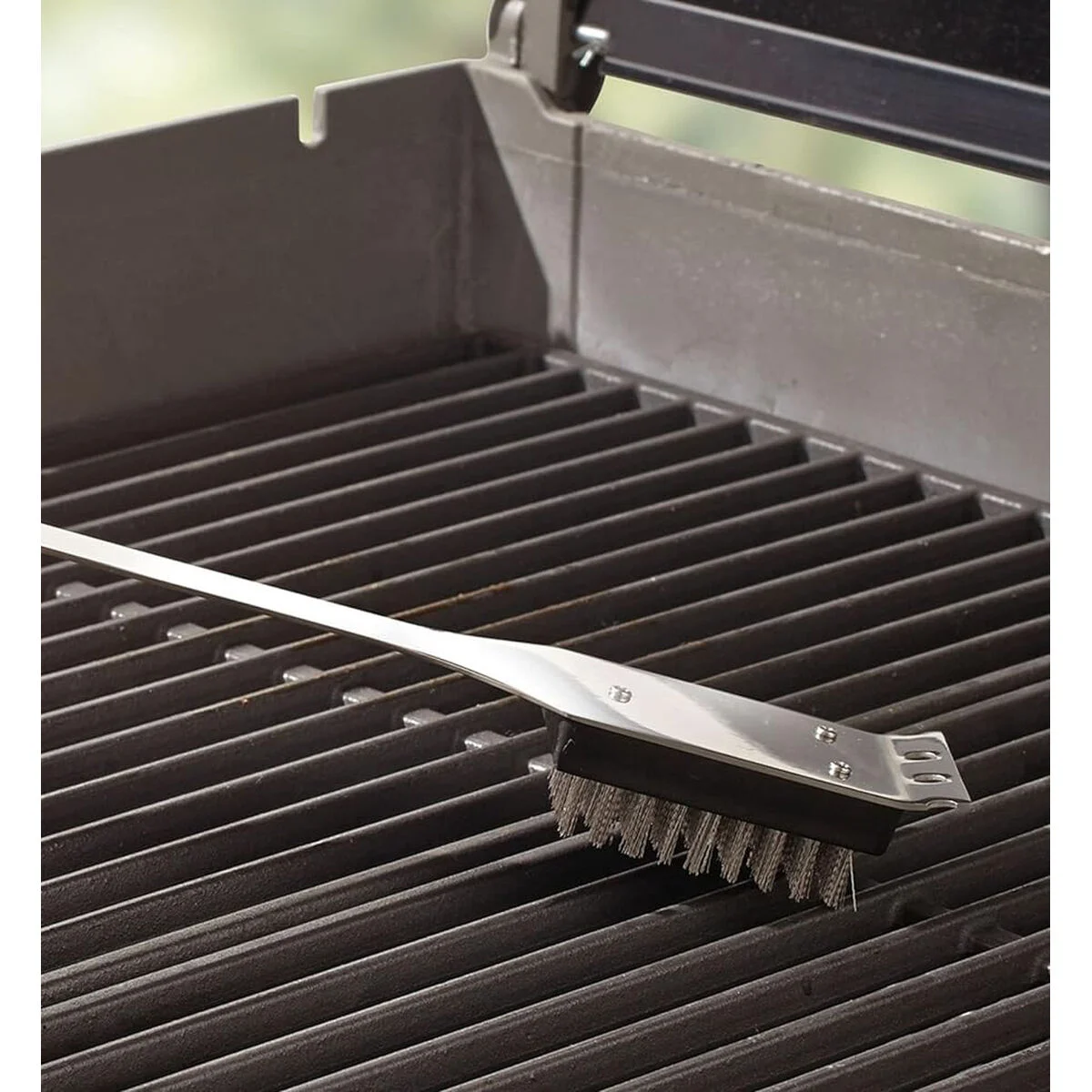 Cepillo de Limpieza para Barbacoas Algon 44 x 6,5 x 4,5 cm Acero (12 Unidades)