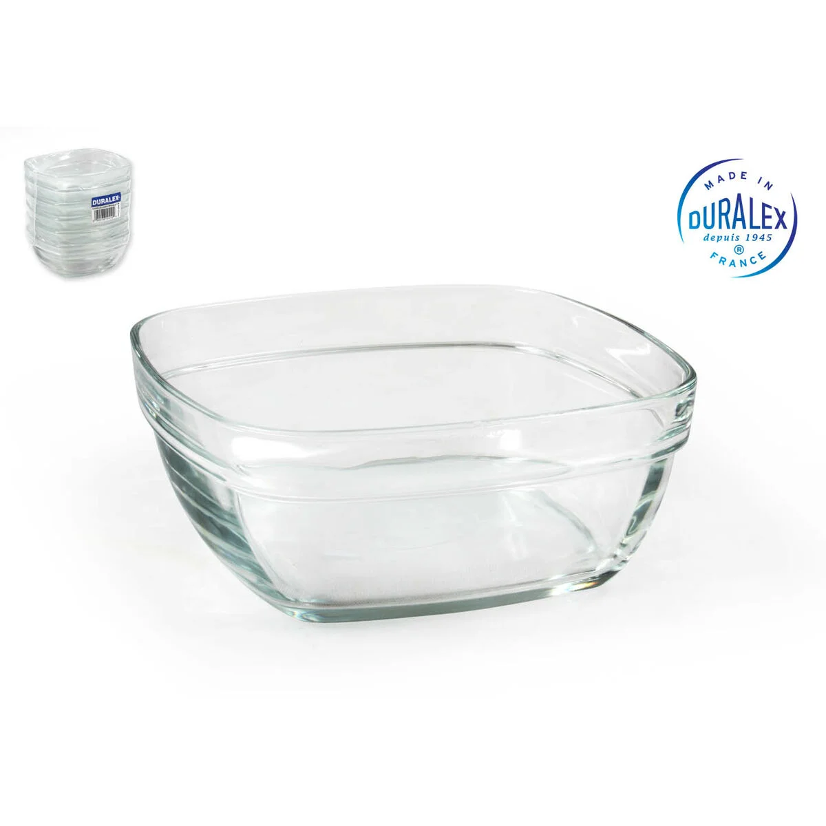 Ensaladera Duralex Lys 610 ml 14 x 14 x 6 cm (24 Unidades)
