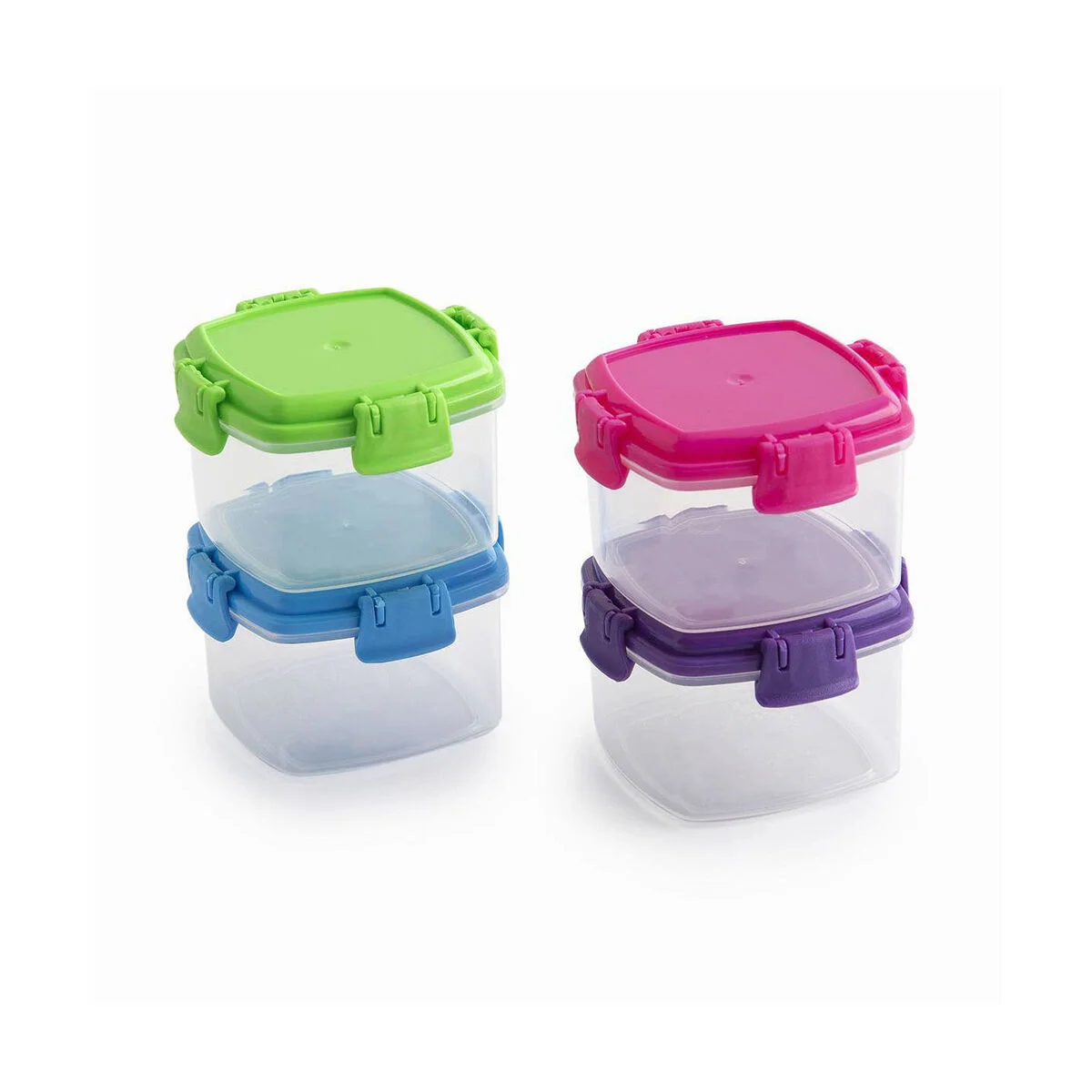 Set de Fiambreras Privilege 65 ml Mini 4 Piezas (24 Unidades)