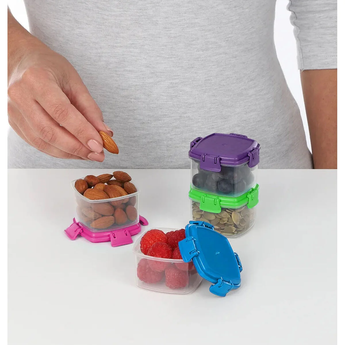 Set de Fiambreras Privilege 65 ml Mini 4 Piezas (24 Unidades)