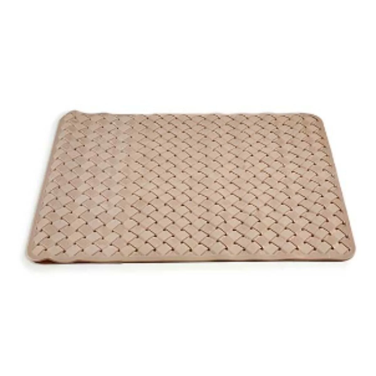 Alfombra de baño Berilo Beige PVC 0,03 x 50 x 50 cm (6 Unidades)