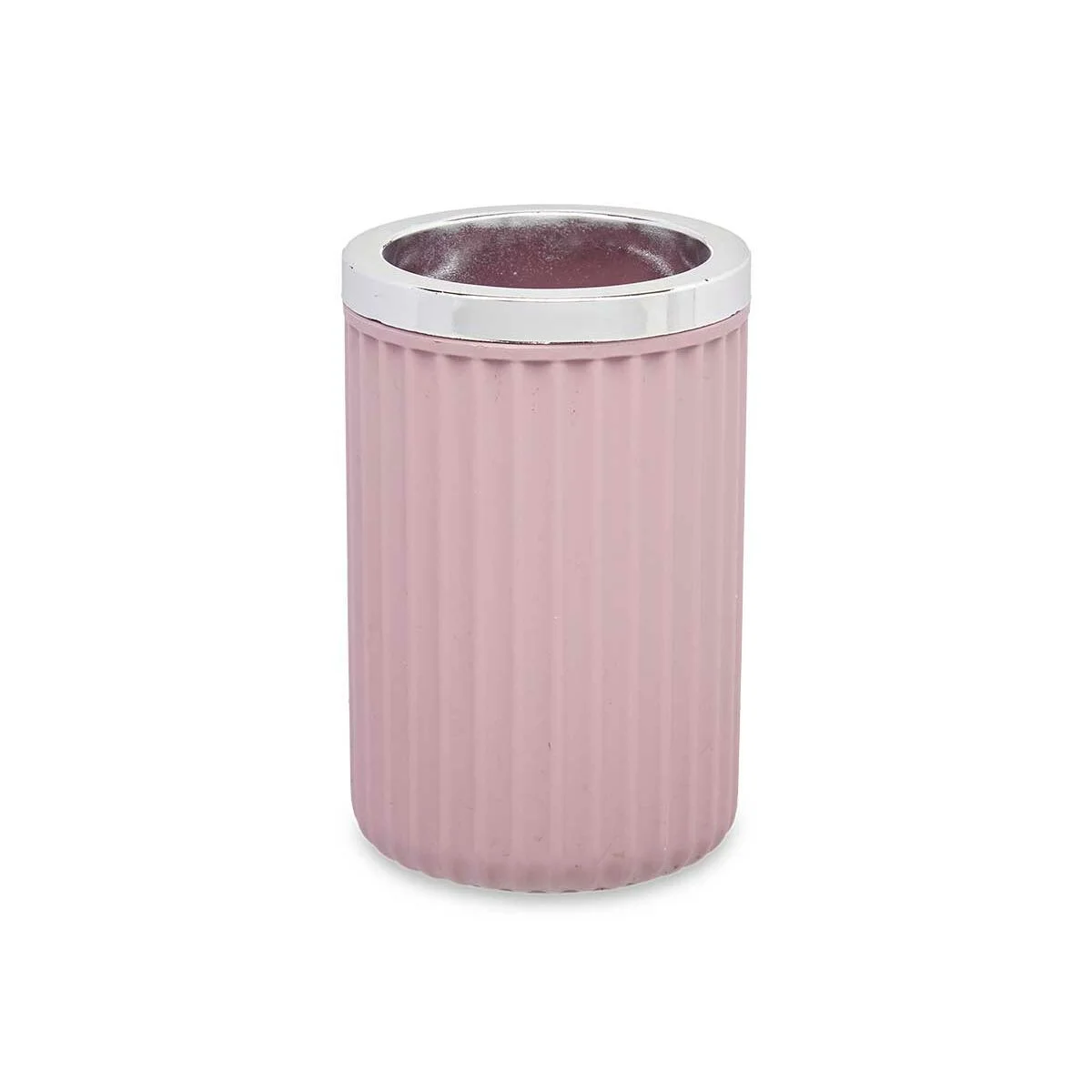 Vaso Berilo Rosa Plástico 7,5 x 11,5 x 7,5 cm (16 Unidades)